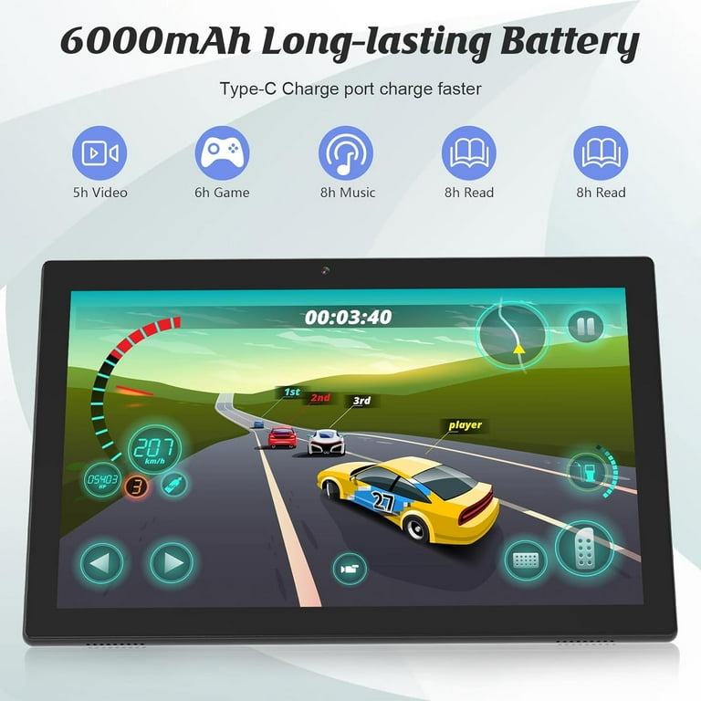 10.1 inch Android 14 Tablet PC, 2025 Newest Tablet with Keyboard, 8GB+64GB Storage 1TB Expandable, Quad-core Processor, 8MP Dual Camera, 6000mAh, 10.1 inch Android 14 Tablet PC, 2025 Newest Tablet with Keyboard, 8GB+64GB Storage 1TB Expandable, Quad-core Processor, 8MP Dual Camera, 6000mAh,