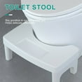 thumbnail image 6 of Toilet Stool Poop Stool for Squatting Posture, Portable Plastic Potty Stool for Adults & Kids, Non-Slip Bathroom Step, Ergonomic Toilet Stool Squat Adult, 6 of 8