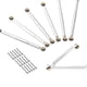 thumbnail image 3 of 7 Piezas de Acoplamiento de Barra para Axial SCX24 AXI00001 1/24 Plata, 3 of 5
