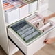 thumbnail image 3 of Organizador de armario para ropa interior, caja de almacenamiento plegable, divisores de cajón, calcetines, 7 rejillas, 3 of 4