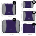 thumbnail image 3 of Gonex 5Pcs/Set Luggage Organiser Packing Cube Pouch Suitcase Storage Bags Clothes Packing Travel Cubes, 3 of 4