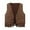 Brown, variant on uikmnh Cute Tops for Teens Western Cowboy Fringe Vest Top for Girls Party and Playwear Size:9-10 Years