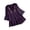 Purple, variant on Womens 3/4 Sleeve Tops and Blouses Bow Lace Patchwork V Neck Relaxed Fit Casual Quarter Sleeve Womens Tops Casual Army Green,S