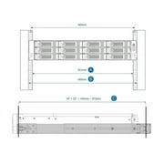 QNAP RAIL-B02 Rail Kit For 1270U 1269U 870U 871U 1271U 869U 1253U 853U 471U
