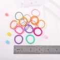 thumbnail image 3 of Lote de 100 diademas para niña, gomas elásticas de Color caramelo para el pelo, accesorios para el cabello para bebé, 3 of 4
