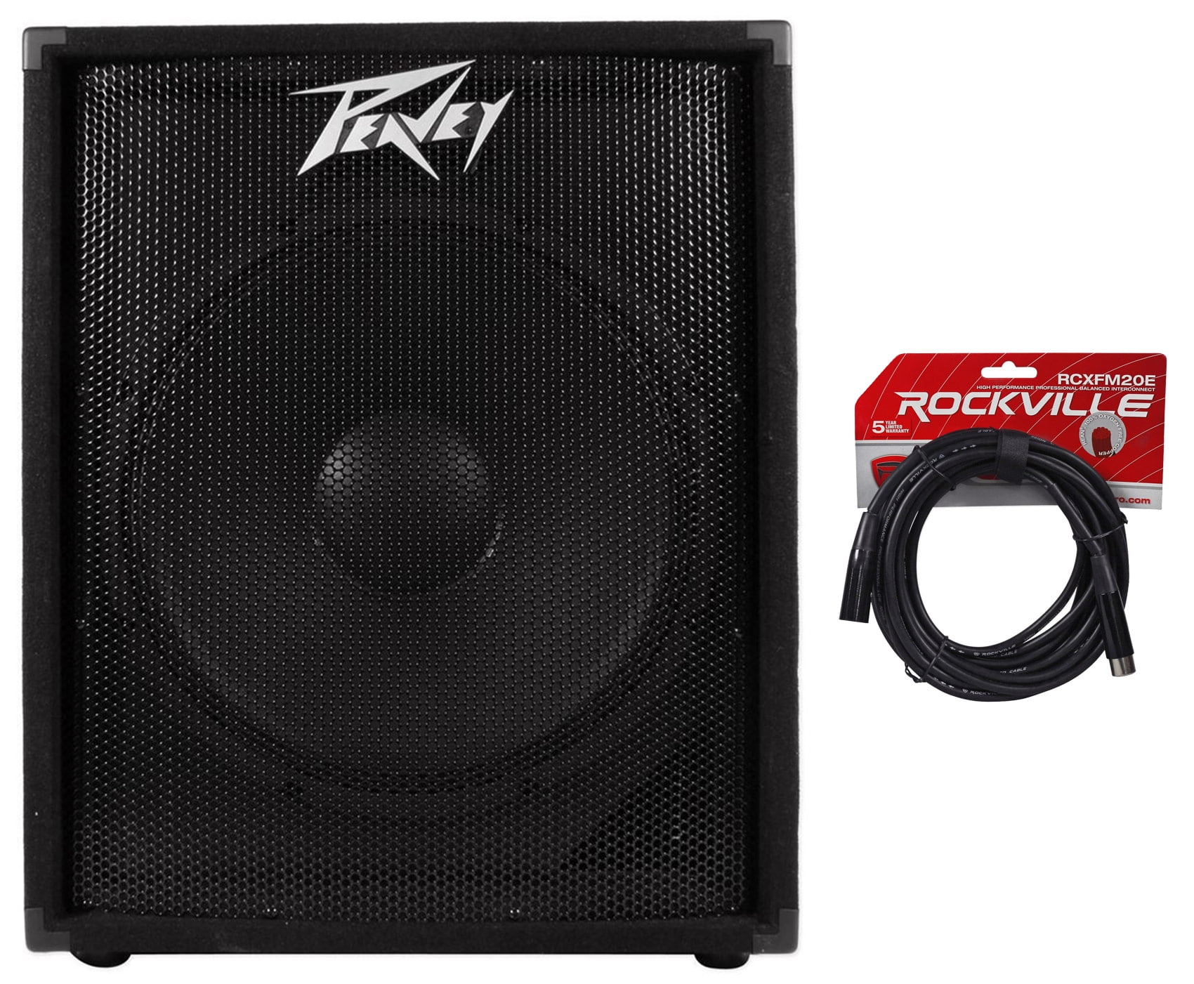 Peavey PV118D 18" 300 Watt Active/Powered PA DJ Subwoofer Sub +FREE