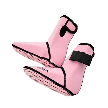 

Keep Diving DS-102 3MM Neoprene Boys Girls Dive Socks Anti-slip Warm Pool Beach Watersports Shoes Underwater Accessories Pink XXS