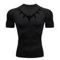 thumbnail image 3 of Camiseta de compresión de manga larga para correr, ropa deportiva para hombre, camiseta de gimnasio, culturismo, camiseta de manga corta, camiseta deportiva de verano de secado rápido, 3 of 5