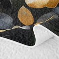 thumbnail image 5 of Manfei Gradient Botanical Flower Quilt Full 3-Piece,Spring Garden Full Bedspread Sets,1 Coverlet and 2 Pillowcases, 5 of 7