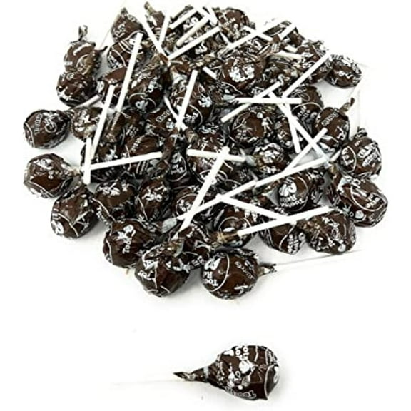 Chocolate Tootsie Pops Bulk Candy 50  Count Lollipops Suckers Variety Brown Only Value Pack Aprox. 2.25 Lbs (36 Oz)