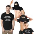 thumbnail image 2 of Funny Ninja Disguise T-Shirts Parent-child Interaction Game Tops for Men Tshirt Boy Shirts Clothing Kid, 2 of 5