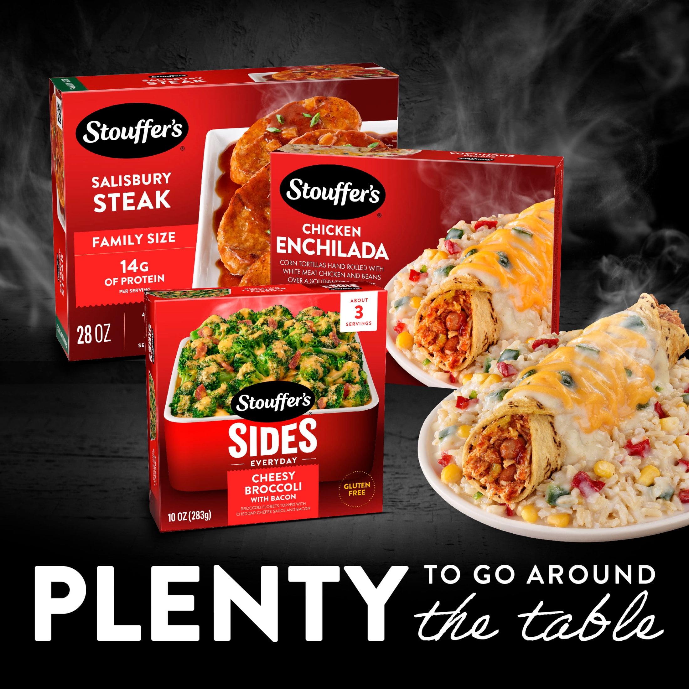 Stouffer’s Chicken Enchilada, Single Serve, Frozen Enchilada, Single Frozen Meals 10 oz