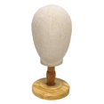 thumbnail image 1 of Table Canvas Making Hat Holder Display Manikin White for Beauty Salon Making   Low Wood, 1 of 7