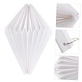thumbnail image 3 of BRIGHTFUFU 1Pc White Decorative Paper Folding Origami Hanging Lamp Cover for Ceiling Light, 3 of 8
