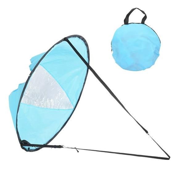 Portable Downwind Wind Paddle, Canoe Wind Sail Paddle, Downwind Wind Paddle, For Kayak Canoe Lake Blue