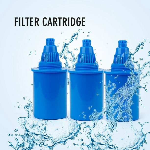 Van toepassing Opnemen Gietvorm 3 PC Filter Replacement Cartridge for EHM Alkaline Mineral Water Ionizer  Pitcher 3.5L ... 3 PC - Walmart.com