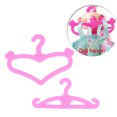 thumbnail image 4 of Perchas de plástico para ropa de muñecas Wosthever 20 unids/set seguras y no tóxicas, 4 of 6