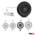 thumbnail image 3 of Sparco Set Wheel Covers Treviso 16-inch Black, 3 of 5
