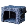 thumbnail image 3 of Refugio para gatos callejeros, cueva impermeable para mascotas, plegable para todas , 55x40x40cm, resistente a los arañazos, caseta para Estilo D Yinane Nido de tienda para gatos, 3 of 8