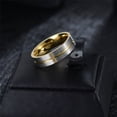 thumbnail image 2 of HIJONES Men's Cross Ring Stainless Steel Stress Personality Jewelry Gold Size 9, 2 of 5