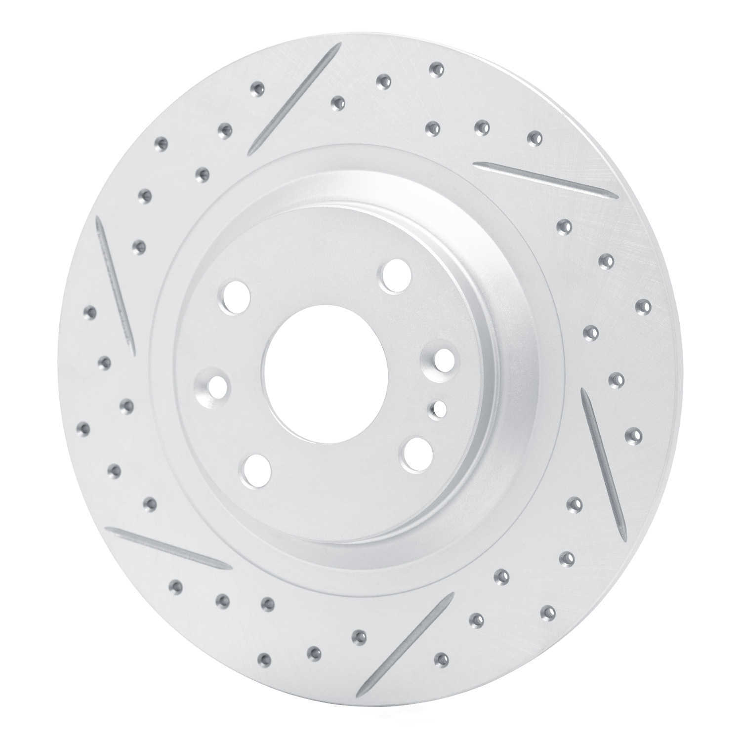 Dynamic Friction Company 830-80037L DFC Geoperformance Rotor - Drilled and Slotted