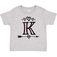 thumbnail image 3 of Inktastic Letter K Monogram Tribal Arrow Girls Toddler T-Shirt, 3 of 5