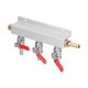 thumbnail image 1 of Splitter De Gas, Buena Condición De Trabajo De 5/16 Pulgadas CO2 Distribuidor Duradero Con Válvula De Verificación Integrada Para El Hogar Para La Cocina Para Bar, 1 of 7