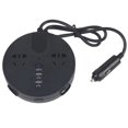 thumbnail image 1 of Inversor Sincero 150 W 12‑24 V a 220 V para vehículo negro, 1 of 10