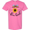 thumbnail image 3 of Inktastic Bee Kind Bees and Sunflower T-Shirt, 3 of 5