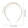 thumbnail image 2 of AURARMLET Girl Headpiece Alloy Headband Hair Decoration for Prom White 1Pcs, 2 of 8