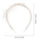 thumbnail image 2 of FELTECHELECTR Diadema de novia con perlas de cristal, tocado, accesorios de boda (G485), 2 of 6