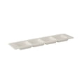 thumbnail image 2 of Tuxton  Vitrified China 4 Compartment Plate Pearl White - 12.75 x 1.38 in. - 1 Dozen, 2 of 3