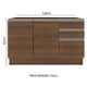 thumbnail image 2 of Mueble de Cocina Para Tarja Madesa Glamy 2 Puertas y 3 Cajones + Tenedor, 2 of 5