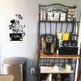 thumbnail image 3 of Taza de café + pegatinas de decoración de pared de flores, carteles de cocina desmontables para paredes de decoración de cocina, 3 of 5