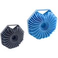 thumbnail image 1 of wonima11 Two PCS Body Shower Brush and Body Scrubber, Highly Effective Exfoliator, Suitable for All Skin Types, with Anti-Slip Wrist Strap for Easy Cleaning. (Grey+Blue), 1 of 1