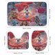 thumbnail image 3 of Calabozos y dragones-theme 4-Piece Shower Curtain Set with Rugs, Waterproof Bathroom Decor Set Includes Bath Mat, U-Shaped Rug, Toilet Lid Cover and Curtain with Hooks, 3 of 6