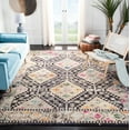 thumbnail image 3 of SAFAVIEH Madison Lanford Southwestern Area Rug, Black/Yellow, 9' x 12', 3 of 9