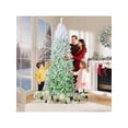 thumbnail image 4 of Qinaqin 7.5FT Snow-Flocked Slim Pencil Artificial Christmas Tree con Robusto Soporte Metálico Ideal para Hogar Oficina Apartment y Party cm de Alturaoliday Profundidadcor, 4 of 8
