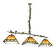 thumbnail image 5 of Meyda 196678 66 in. Maple Leaf 3 Light Island Pendant - Antique Copper & Burnished, 5 of 7