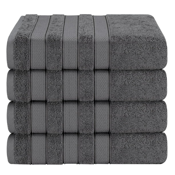 Toallas de baño de lino americano suave Salem, juego de 4 unidades, 69x137 cm, 600 GSM