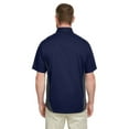 thumbnail image 2 of Men's Flash IL Colorblock Short Sleeve Shirt DK NAVY/ DK CHRC L, 2 of 3