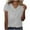 Gray, variant on ZyeKqe Womens Tops Short Sleeve Shirts Casual V Neck T Shirts Solid Color Tees Tops Blouses