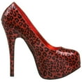 thumbnail image 2 of TEEZE-37, Cheetah Glitter Pat With Concealed  PF, 2 of 5
