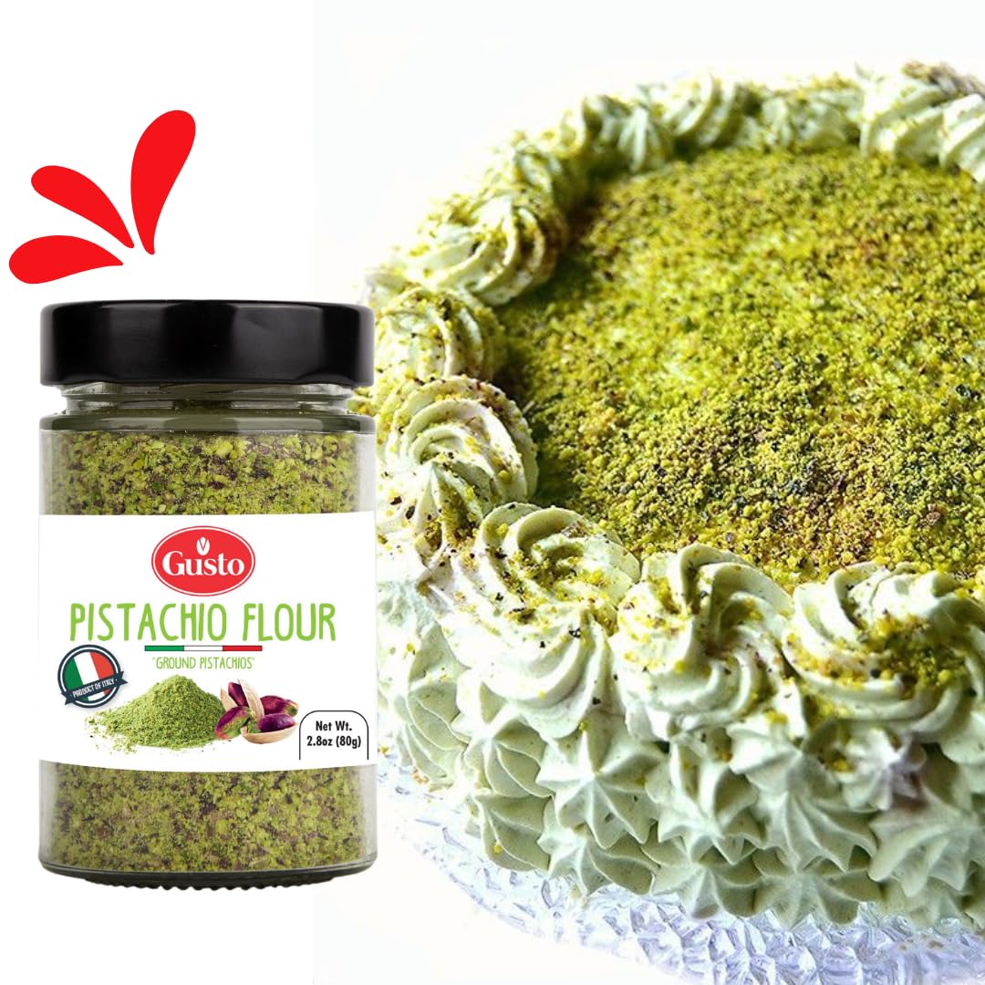 Pistachio Flour, 80 G, Sicilian Fine Chopped Pistachio Flour, Ground ...