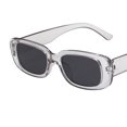 thumbnail image 1 of Fashion Retro Small rectangular Frame Punk Sunglasses For Women Vintage Square Summer Rectangle Sun Glasses Eyewear Shades Style 6, 1 of 6