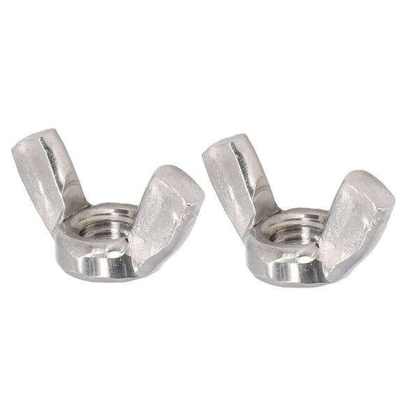 50Pcs Wing Nuts Assortment,Stainless Steel Wing Nuts Wing Nuts Kit A2-70 Stainless Steel Wing Nuts DIN 315 Hardware Parts