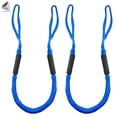 thumbnail image 3 of PULLIMORE Pack of 2 Boat Bungee Dock Line Marine Rope, 4-5.5 FT Anchor Mooring Rope For Boats Pontoon, Jet Ski, SeaDoo, WaveRunner, Kayak Docking Lines PWC Dock Line (Blue), 3 of 9