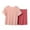 Pink, variant on Tkrady Toddler Outfits for Girl Summer Casual Breathable Short Sleeve T Shirt Tops Shorts Set, Sizes 2-12 Years