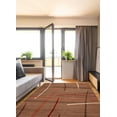 thumbnail image 1 of Tapis ECARPET Lotus Mod Brun 6'7" x 9'8", 1 of 9