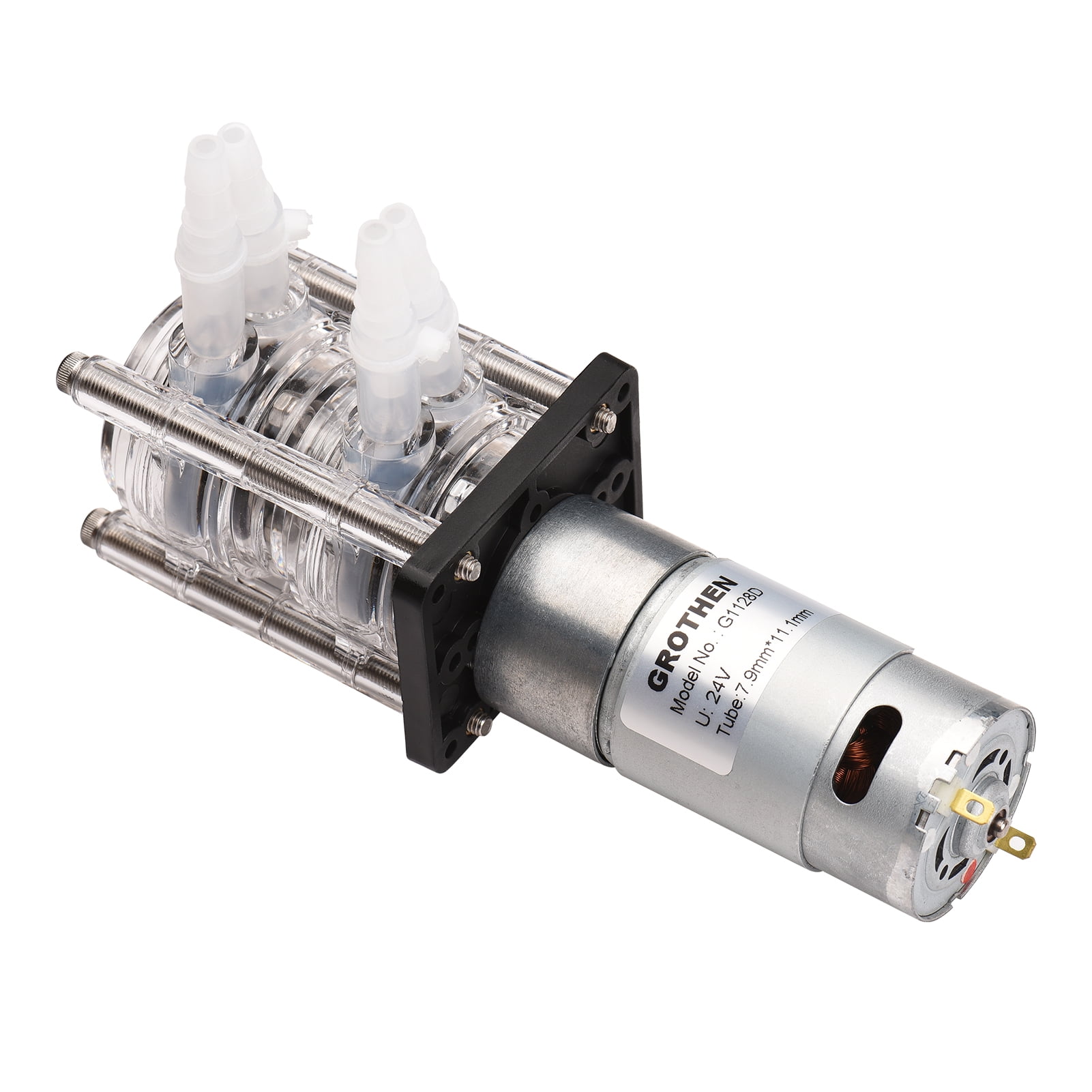 GROTHEN Dosing Pump Dual Head Peristaltic Pump Liquid Pump Large Rate